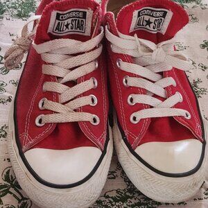 Red Converse Chuck Taylor All Star OX Red Size Men 5 Women 7